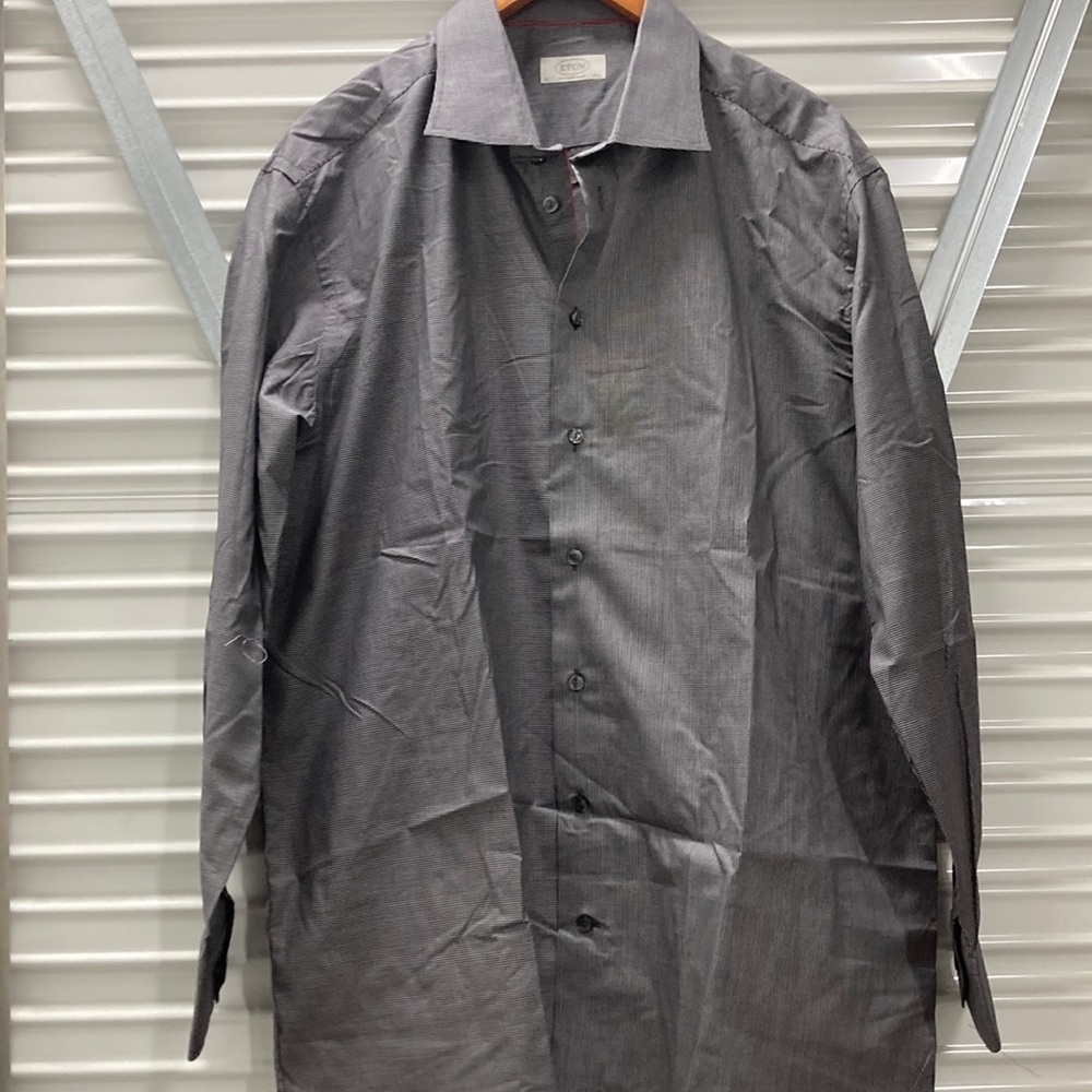 Eton Gray Dress Shirt Classic Fit